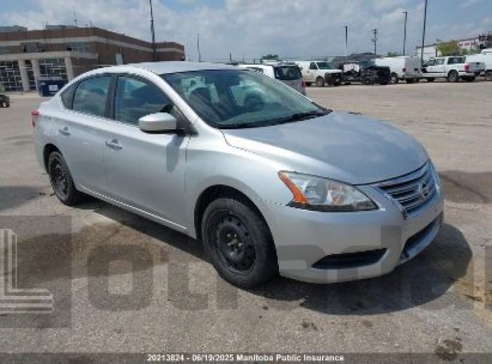 NISSAN SENTRA 1.8 S 2014 VIN 3N1AB7AP1EL663397