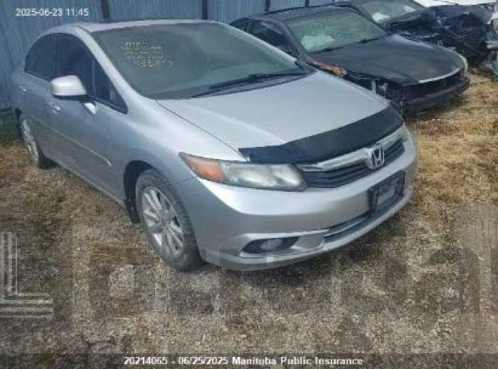 HONDA CIVIC 2012 VIN 2HGFB2F54CH032082