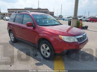 SUBARU FORESTER 2.5 X 2010 JF2SH6BCXAH791184