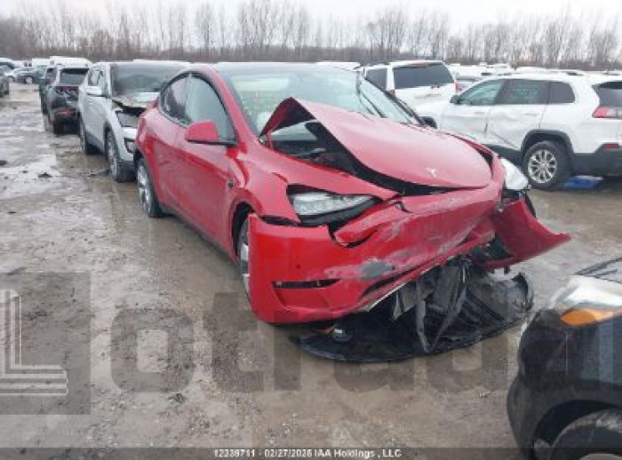 TESLA MODEL Y 2022 VIN 7SAYGAEE2NF393732