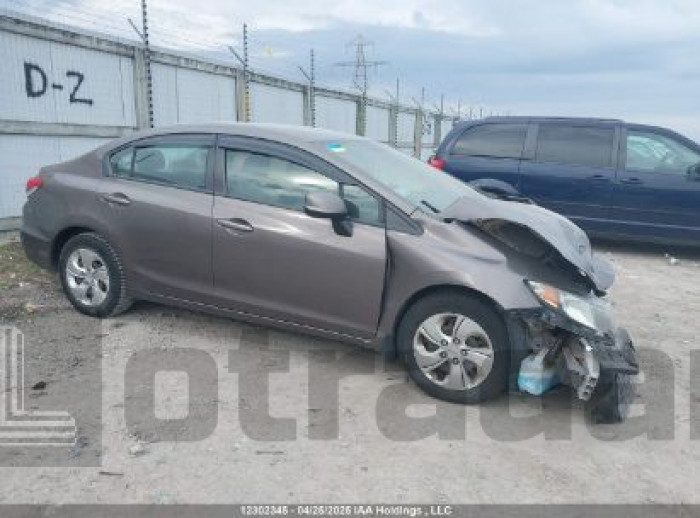 HONDA CIVIC 2013 VIN 2HGFB2F49DH027257