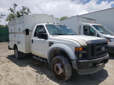 FORD F550 2008 VIN 1FDAF56R28ED27807