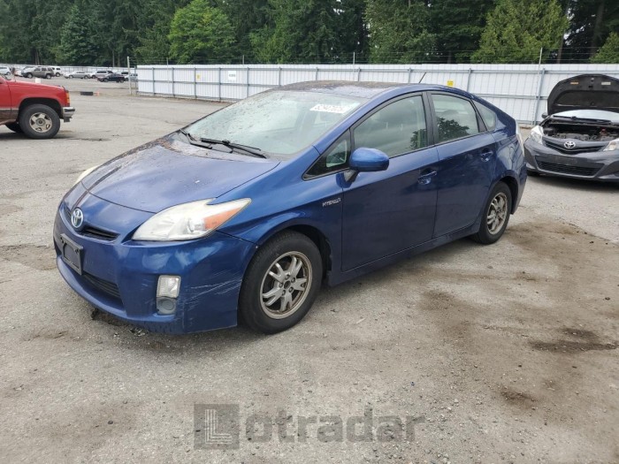 TOYOTA PRIUS 2011 VIN JTDKN3DU9B0297040