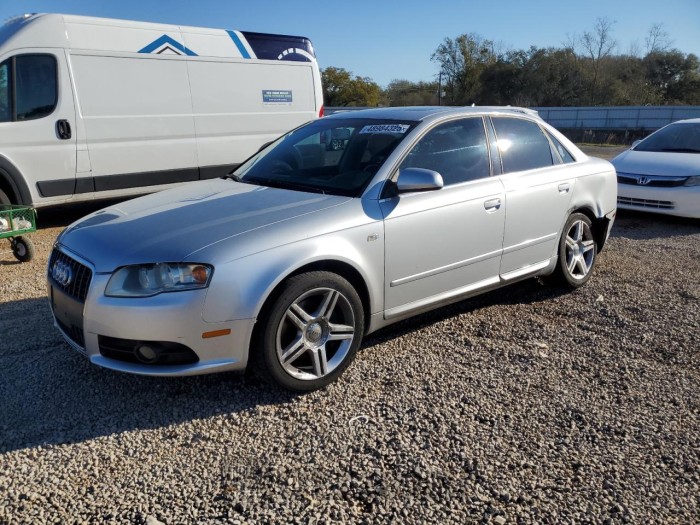 AUDI A4 2008 VIN WAUDF78E88A117417