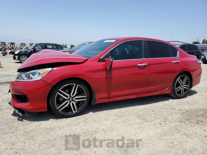 HONDA ACCORD 2016 VIN 1HGCR2F54GA097954
