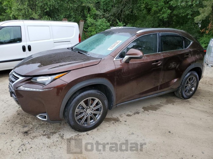 LEXUS NX 2016 VIN JTJBARBZ0G2056912