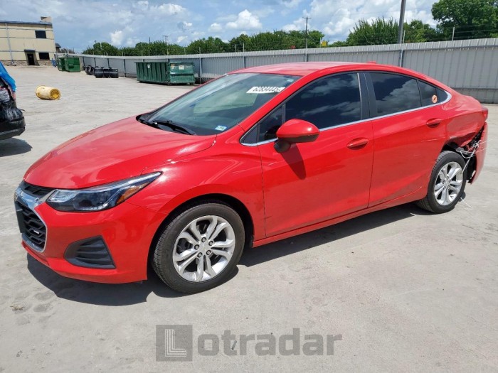 CHEVROLET CRUZE 2019 VIN 1G1BE5SM2K7109375