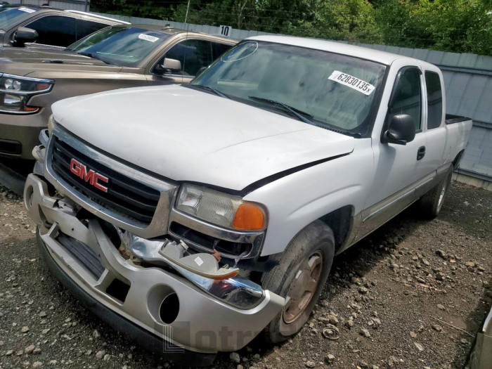 GMC SIERRA 2006 VIN 1GTEK19B56Z216117