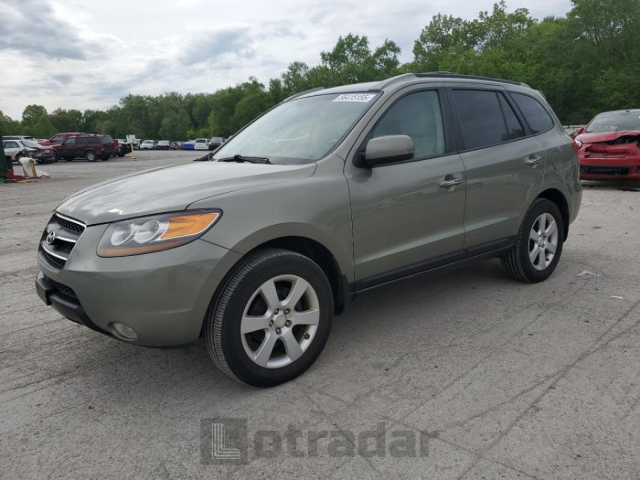 HYUNDAI SANTA FE 2007 VIN 5NMSH73E77H124407