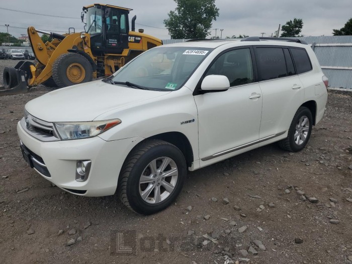 TOYOTA HIGHLANDER 2013 VIN JTEBC3EH4D2016238