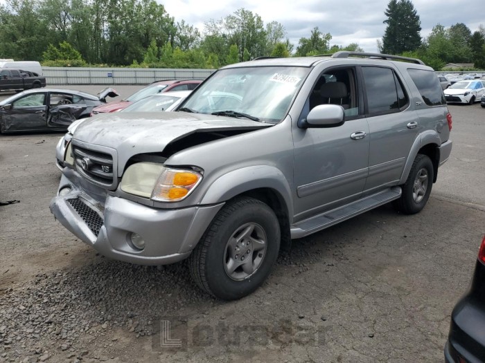 TOYOTA SEQUOIA 2002 VIN 5TDZT34AX2S136526