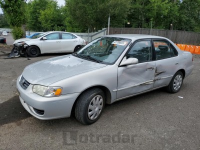 TOYOTA COROLLA 2001 VIN 1NXBR12E51Z550362