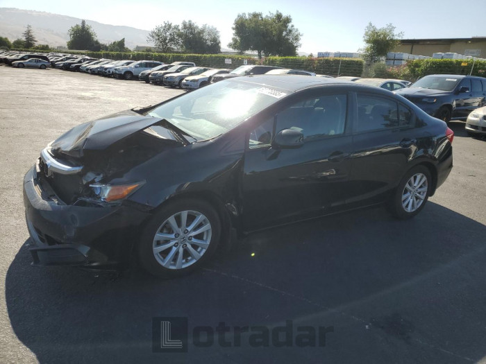 HONDA CIVIC 2012 VIN 19XFB2F86CE390109