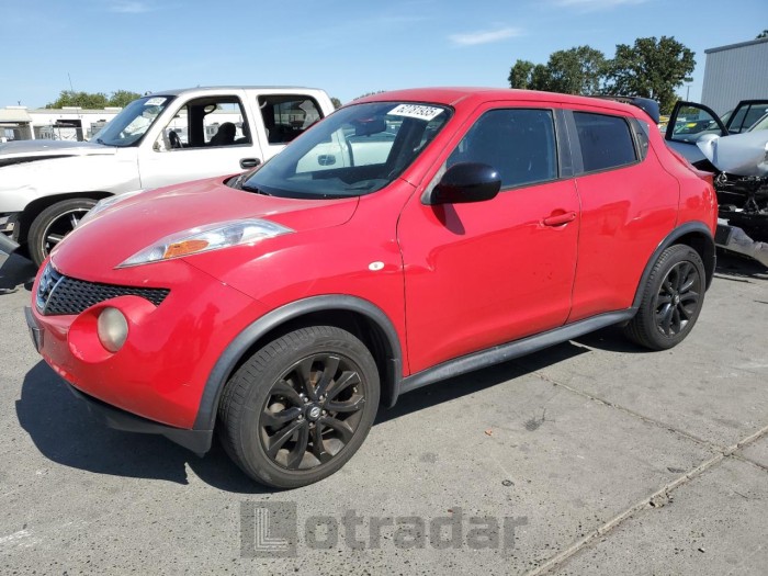 NISSAN JUKE 2014 VIN JN8AF5MR4ET362366