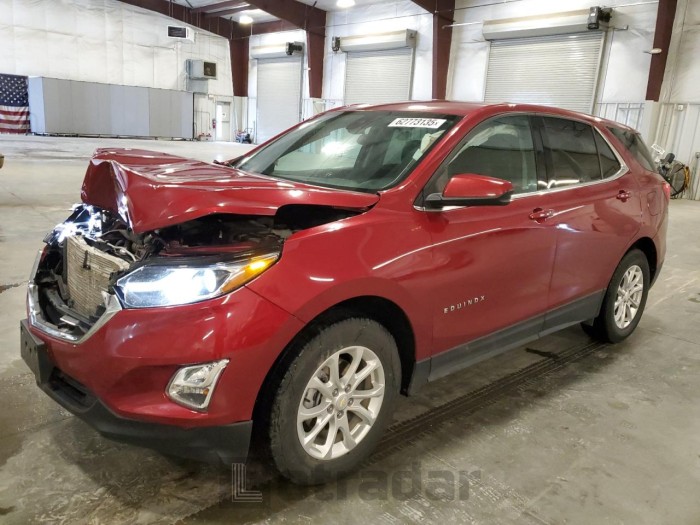 CHEVROLET EQUINOX 2020 VIN 2GNAXUEV2L6250435