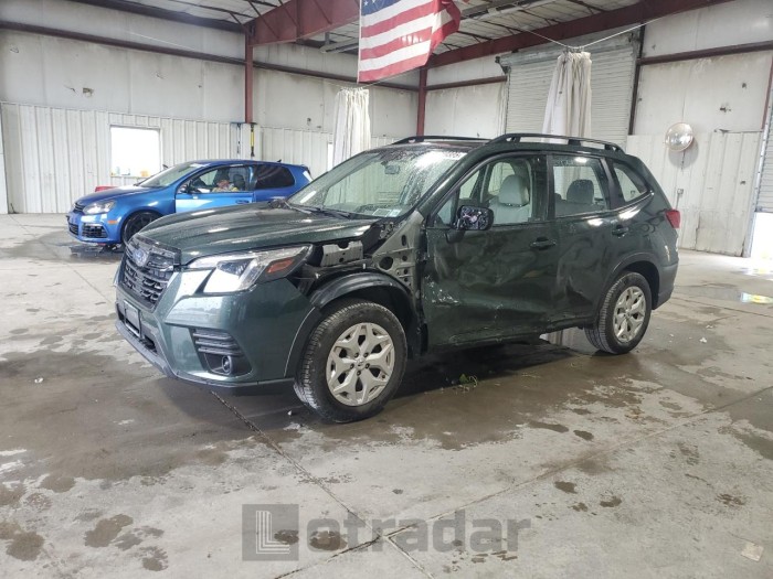 SUBARU FORESTER 2022 VIN JF2SKACCXNH451509