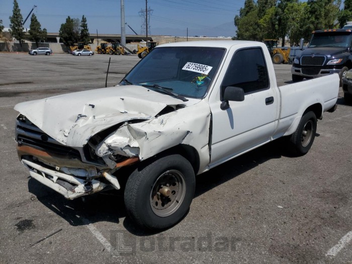 TOYOTA ALL OTHER 1992 VIN 4TARN81A4NZ004727