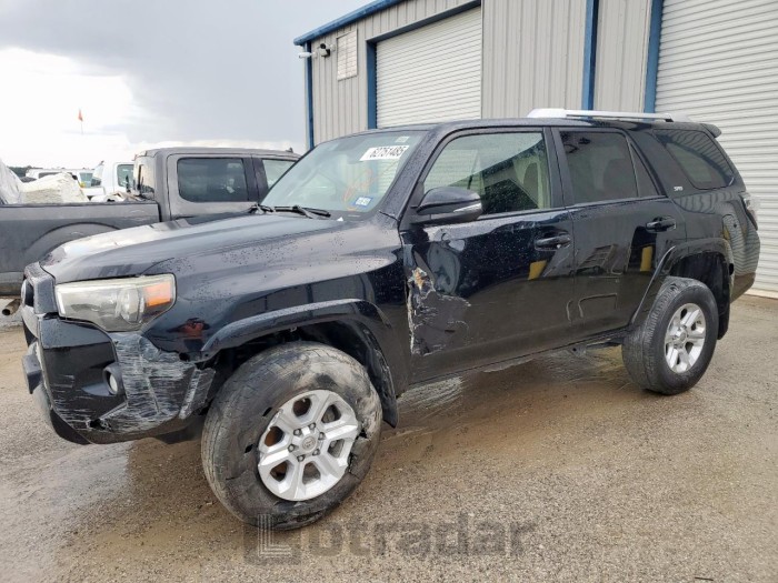 TOYOTA 4RUNNER 2018 VIN JTEZU5JR5J5170120