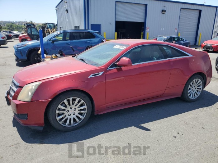CADILLAC CTS 2011 VIN 1G6DC1ED4B0136793