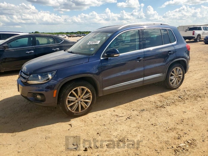VOLKSWAGEN TIGUAN 2013 VIN WVGAV3AX0DW574731