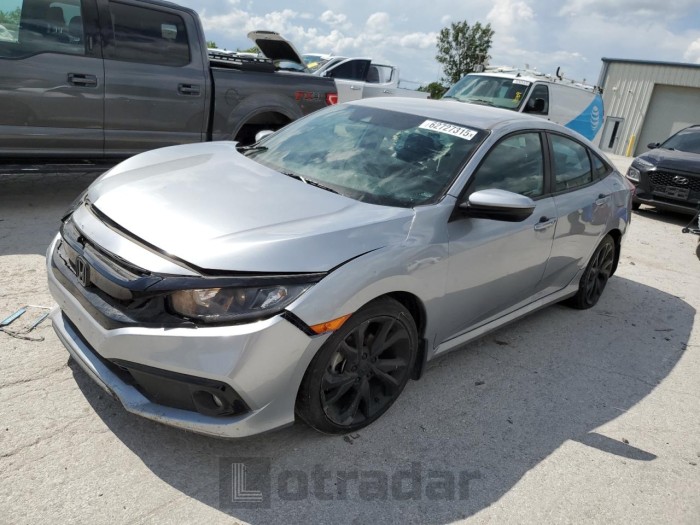 HONDA CIVIC 2020 VIN 2HGFC2F83LH535643