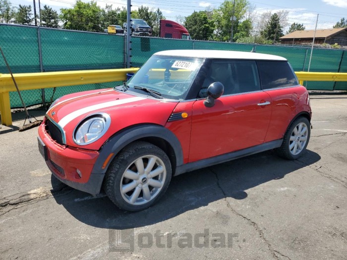 MINI COOPER 2009 VIN WMWMF33549TU71215