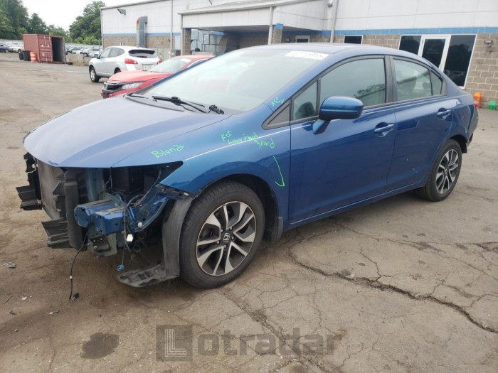 HONDA CIVIC 2014 VIN 19XFB2F86EE084420