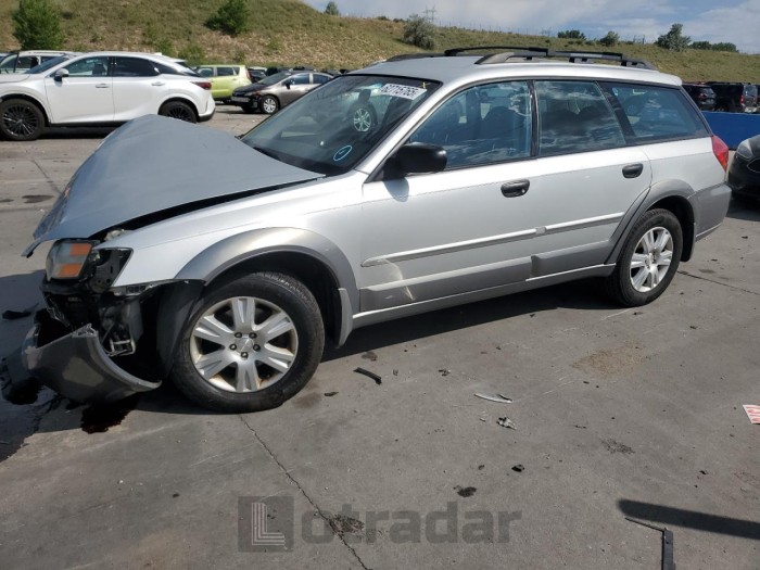 SUBARU LEGACY 2005 VIN 4S4BP61C057357432