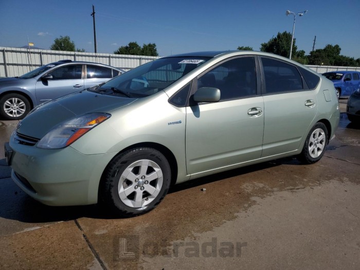 TOYOTA PRIUS 2008 VIN JTDKB20U383341453