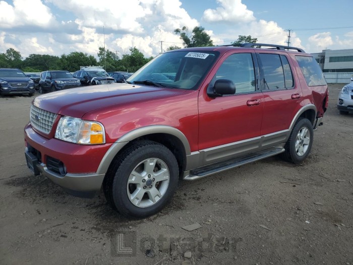 FORD EXPLORER 2003 VIN 1FMZU74W23UC76806