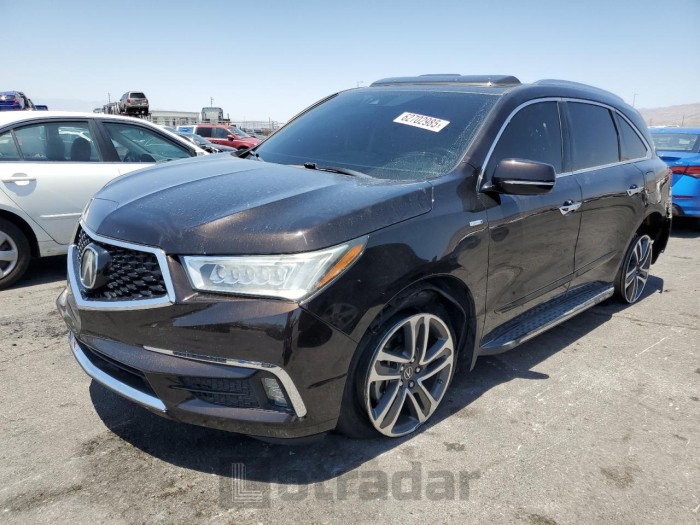ACURA MDX 2017 VIN 5FRYD7H73HB002063