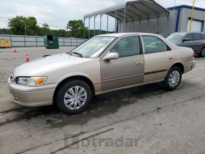 TOYOTA CAMRY 2001 VIN 4T1BG22K01U792977