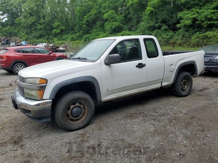 CHEVROLET COLORADO 2007 VIN 1GCDT199X78240653