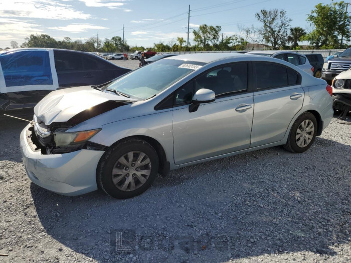 HONDA CIVIC 2012 VIN 19XFB2F50CE046569