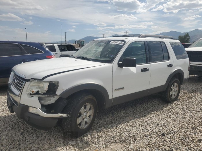 FORD EXPLORER 2006 VIN 1FMEU73E46ZA18267
