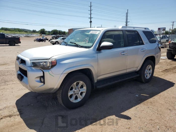 TOYOTA 4RUNNER 2016 VIN JTEBU5JR4G5336377