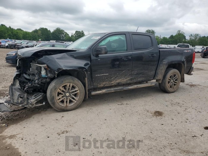 CHEVROLET COLORADO 2021 VIN 1GCGTBENXM1249542