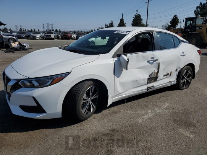 NISSAN SENTRA 2021 VIN 3N1AB8CV2MY214040
