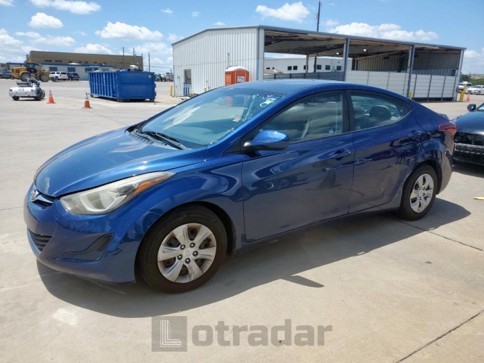 HYUNDAI ELANTRA 2016 VIN 5NPDH4AE7GH687406