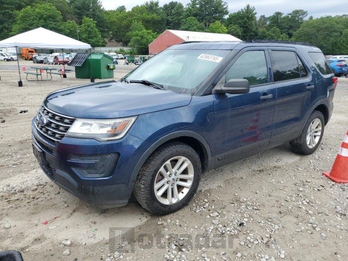 FORD EXPLORER 2017 VIN 1FM5K8B8XHGB18315