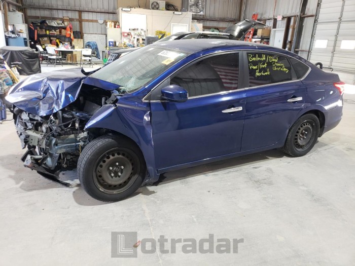 NISSAN SENTRA 2016 VIN 3N1AB7AP0GY213360