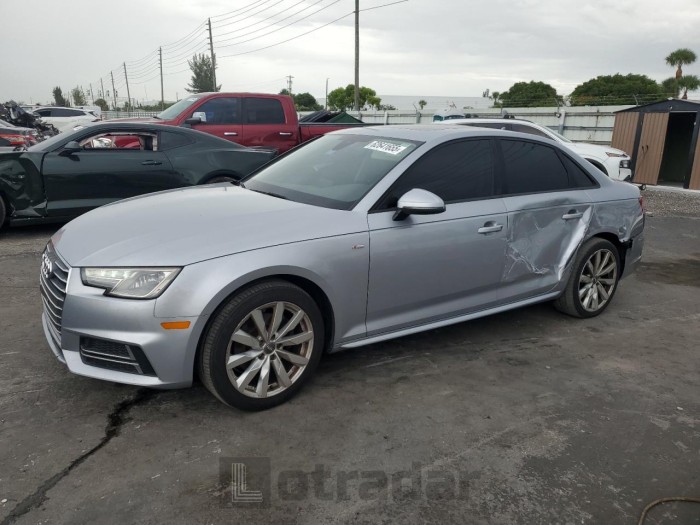 AUDI A4 2018 VIN WAUKMAF45JA084922