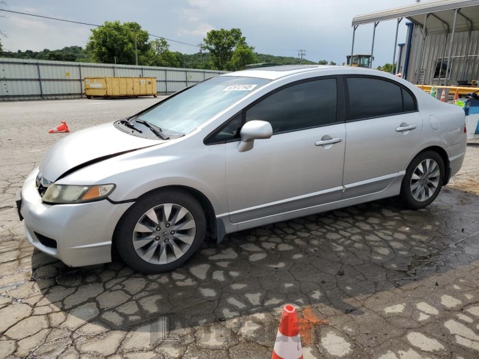 HONDA CIVIC 2010 VIN 19XFA1F85AE038066