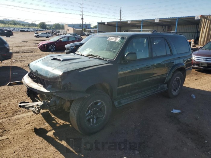 TOYOTA 4RUNNER 2000 VIN JT3HN86R5Y0311478