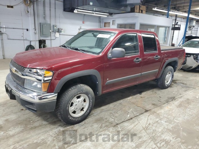 CHEVROLET COLORADO 2007 VIN 1GCDT13E978120736