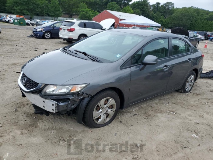 HONDA CIVIC 2013 VIN 19XFB2F58DE001378