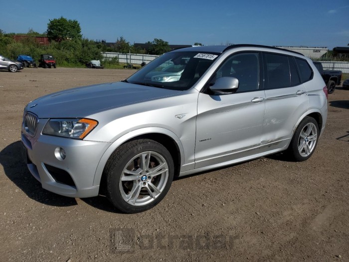 BMW X3 2012 VIN 5UXWX7C53CL975325