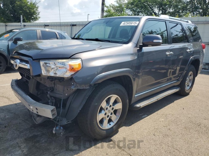 TOYOTA 4RUNNER 2013 VIN JTEBU5JR8D5149669