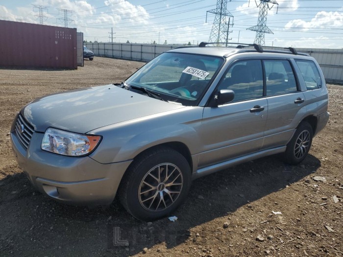 SUBARU FORESTER 2007 VIN JF1SG63657H741530