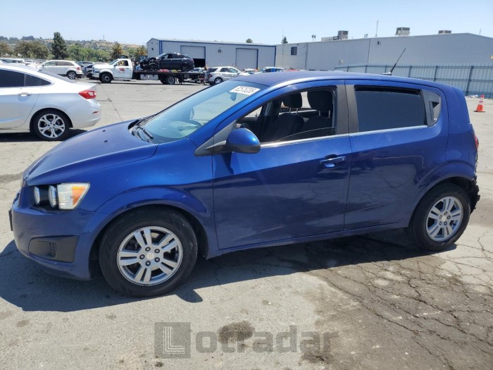 CHEVROLET SONIC 2014 VIN 1G1JC6SG6E4217196